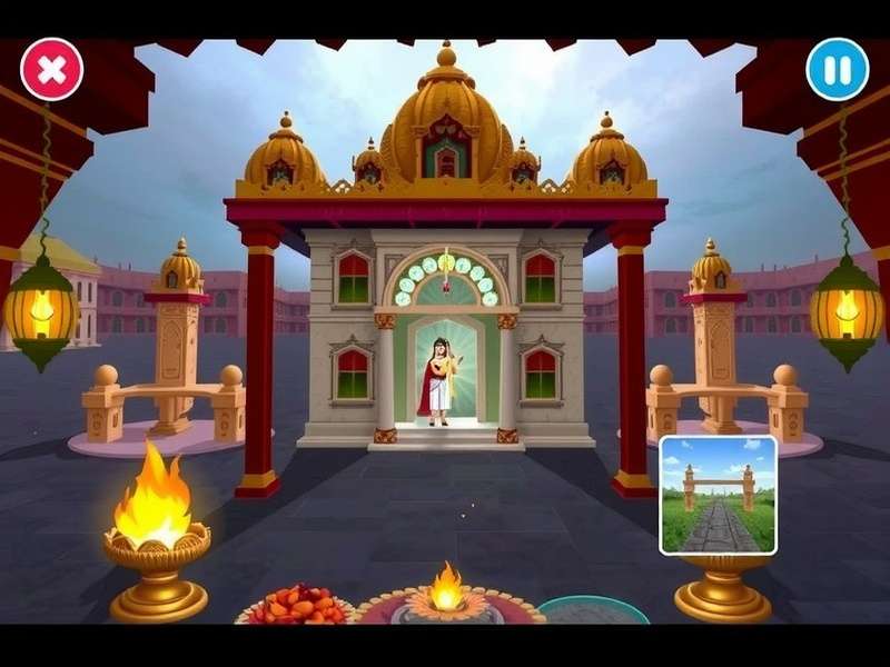 Performing virtual puja in Kashi Vishwanath Journey